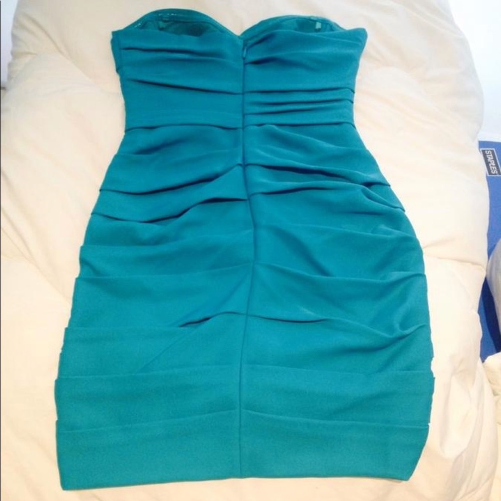 BCBG blue mini dress